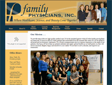 Tablet Screenshot of familyphysiciansinc.com